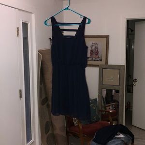 navy blue dress